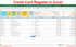 Reconcile credit card account excel spreadsheet