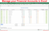 Bank account reconciliation with excel spreadsheet
