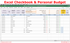 best checkbook software Excel